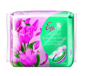 Eva Cotton Feel Heavy Flow Wings – 8.00 pcs