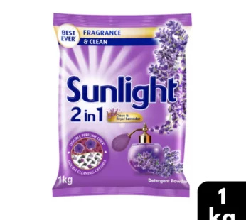 Sunlight Clean and Royal Lavender Detergent Powder 1kg